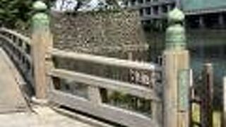 和田倉門への貴重な江戸城「木橋」
