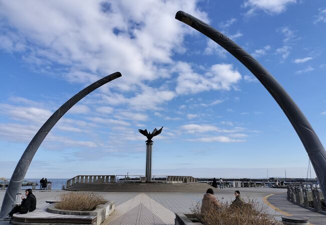 海が見える公園