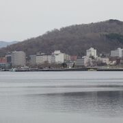 洞爺湖の南岸にある温泉