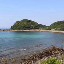 水のきれいな島の北側