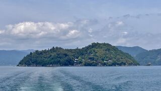 琵琶湖に浮かぶパワースポット