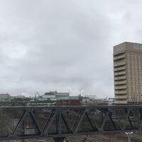 ホテルは駅の目の前