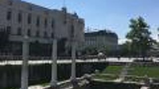 遺跡が間近で！