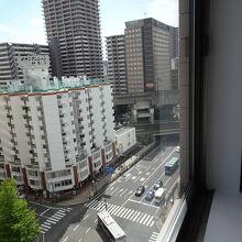 窓からは東北新幹線が見えました