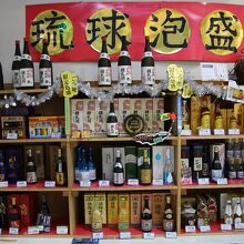 充実の地酒コーナー