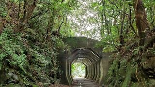 八角トンネル(熊延鉄道遺構)