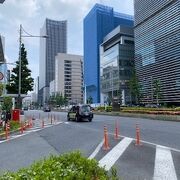 東京駅から東へまっすぐに伸びる通り