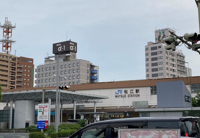 JR松江駅を初めて利用した