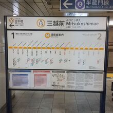 東京メトロ銀座線 三越前駅
