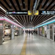 南海・近鉄・大阪メトロの各駅を地下でつなぎます