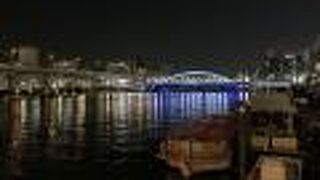 風情のある川です。　花火大会がとても有名!