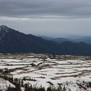 五月ではまだ雪景色