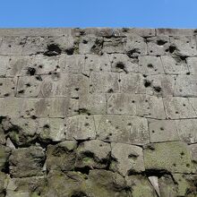 西南戦争における無数の弾痕