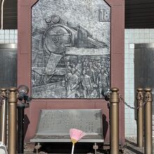 「あゝ上野駅」歌碑