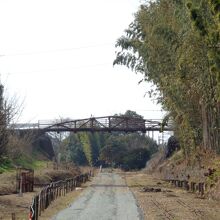 三池炭鉱専用鉄道敷跡（宮原坑近く）