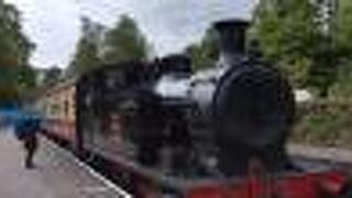 かわいい蒸気機関車