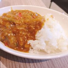 朝から野菜カレー