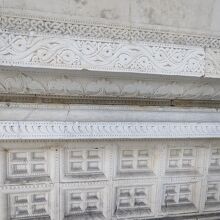 サンゴ壁の模様