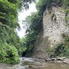 現地に掲示されている昔の写真と比較できる
