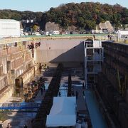 浦賀造船所のレンガドック跡地