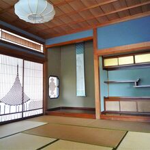 ２階も本床の間付け書院