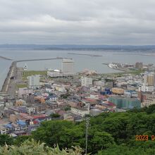 稚内港が一望できます