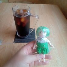 アイスコーヒー。苦み強め