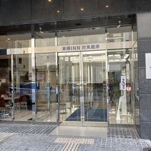 ホテルの入り口