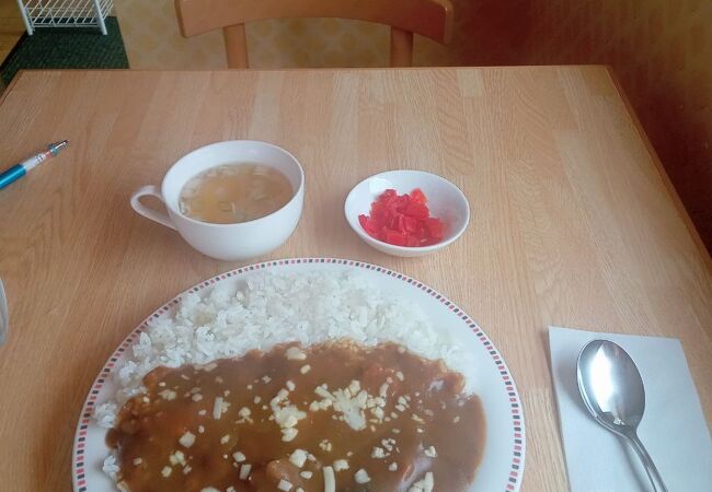 昼のみ営業のカレー店。牛すじカレーが人気で、アットホームな感じのお店です