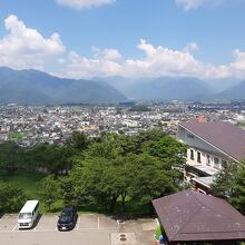 北アルプス方面（天気が良ければ景色が開けるはず）