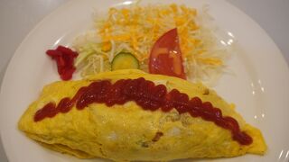 商店街の中にある昔ながらの喫茶店