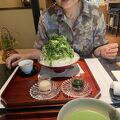 抹茶のかき氷絶品です