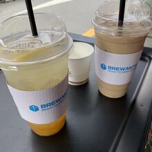 美味しい柚子のジュース。　　