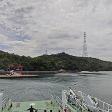 大久野島港入港
