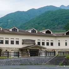 奥大山スキー場のふもとのロッジ