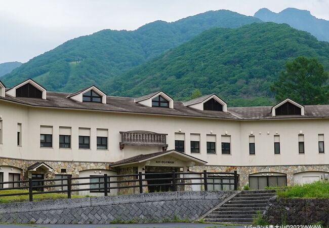 スキー場の向こうに大山山頂らしき山並を遠望することが出来ました