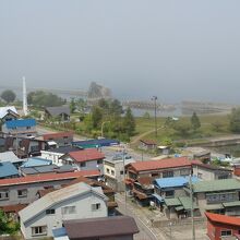 三厩市街が広がります