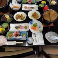 夕食は私好みの物が出てきた（会席）
