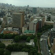 文京シビックセンター展望台からの景色