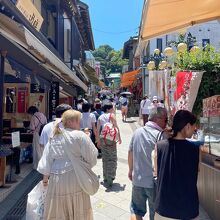 外国人観光客が戻ってきていました。