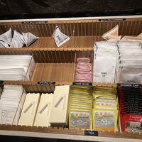 フロントのアメニティコーナー