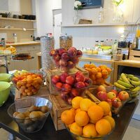 朝食にフルーツがたっぷりなのが嬉しい
