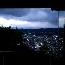 秩父市内の夜景