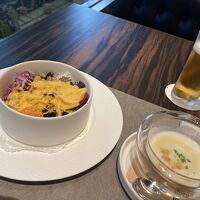 スープ、サラダ