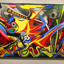 岡本太郎「燃える人」