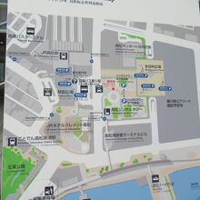 サンポート高松を含むマップ