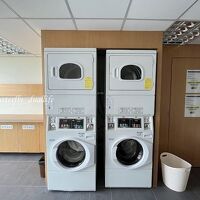 長期滞在時に嬉しいランドリーが館内にあります