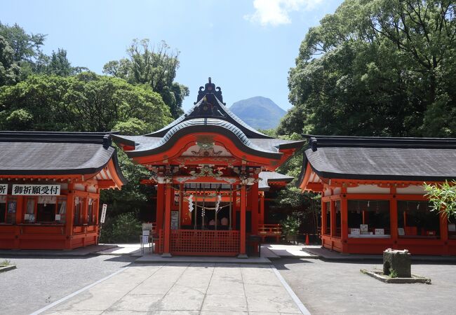 鹿児島の開聞岳の近くにある神社