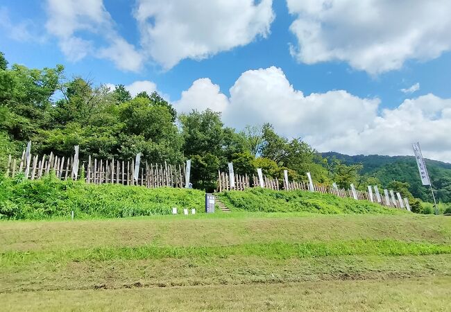 見晴らし台からは関ケ原が一望