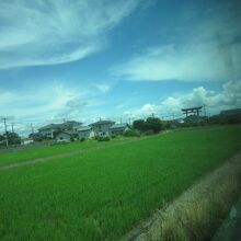 １電車の中から